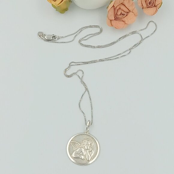 Art Nouveau ST RAPHAELS ANGEL Charm - Picture 6 of 14